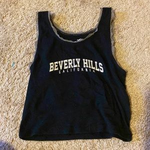 Hollister black tank